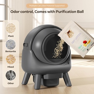 Wholesale 50L Safety Anti-Pinch <b>Cat</b> Smart Sensor Free Hands <b>Cat</b> Toilet Automatic Self Cleaning <b>Cat</b> <b>Litter</b> Box - Product Image 2