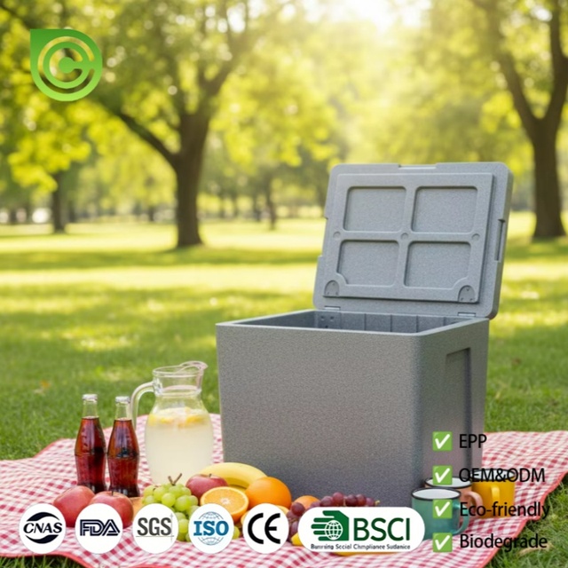 Wholesale 51L/60L/65L Large Size Eco-friendly Foam Delivery Box Epp Foam Cooler Box for Packaging