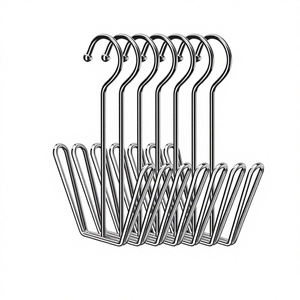 Stainless Steel Modern and Simple Outdoor Balcony Window Guardrail <b>Shoe</b> Rack with Drying <b>Hooks</b> Windproof Thickened Design - Product Image 1