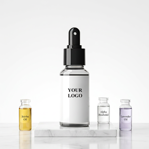 Sérum pour le visage avec logo personnalisable 30mL avec huile de jojoba, formule nourrissante pour les soins des peaux sensibles - Product Image 1