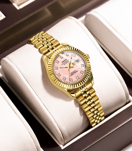Nibosi 2697 Luxury Diamonds Design Ladies Quartz Watches Waterproof Stainless Steel Strap Women Watch