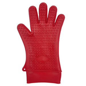 Benhaida - Juego de 2 Guantes de Silicona Extra Largos para <span class=keywords><strong>Horno</strong></span>, Resistentes al Calor, Fáciles de Usar y Duraderos, para Barbacoa - Product Image 1