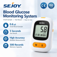 SEJOY – Kit de glucomètre numérique médical personnalisable pour la mesure de la glycémie, directement de l'usine