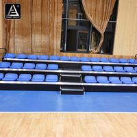 Tribune télescopique rétractable intelligente pour stades de basketball et gymnases