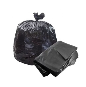 Large Factory Direct Environmentally Biodegradable PE Flat <b>Black</b> Garbage Bag Sachet Quality <b>Plastic</b> <b>Bin</b> Liners at Cheap Price - Product Image 4