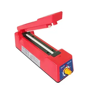Máquina seladora de filme plástico para alimentos com casca de ferro, mini prensa manual original e nova, 200 3 mm, seladora térmica