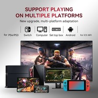 Nouvelle manette de jeu sans fil 2,4 G, console d'arcade, contrôleur de combat, joystick de jeu pour PS3/PS4/Xbox//PC/Android TV