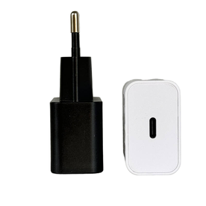 Chargeur mural super rapide 25W PD OVP Type-C pour ordinateur portable, téléphone portable et appareil photo - Product Image 1