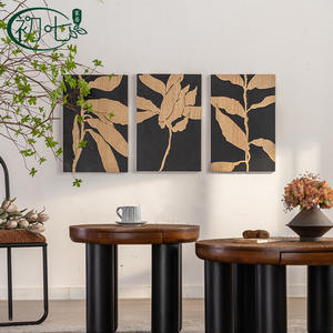 Cuadro Decorativo de Pared Estilo Antiguo con Relieve, Marco Rectangular de Madera Maciza, Grabado Artístico de Naturaleza Muerta para Decoración de Fondo de Sofá - Product Image 4