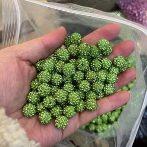 Strass Tonperlen Schmuckzubehör Kristall Discokugel Zwischenperlen Strasskugel für die Schmuckherstellung - Product Image 5