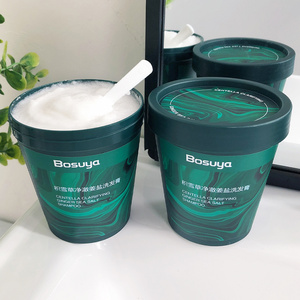 Shampooing exfoliant à la Centella et aux herbes 250g, au sel marin et au gingembre pour le nettoyage des cheveux, antipelliculaire, vente en gros - Product Image 2