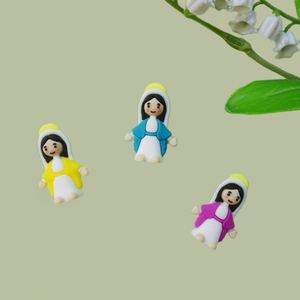 2026 Factory Customized Shape logo In-stock <b>Easter</b> <b>Ornaments</b> Toys Virgin Mary Doll Plastic Folk Custom Decorations Cute Cartoon - Product Image 4