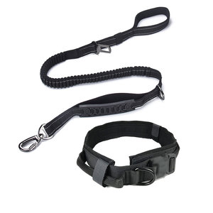 <span class=keywords><strong>Collar</strong></span> y correa tácticos para perros, correa elástica resistente para mascotas, correa reflectante para perros pequeños, medianos y grandes - Product Image 2