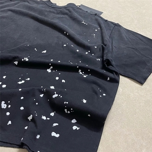 Chemises pour hommes Nouveau style Logo personnalisé en gros Satoshi <span class=keywords><strong>Nakamoto</strong></span> Chemises pour hommes Designer Effet délavé Peinture éclaboussée Manches courtes - Product Image 6
