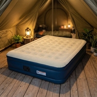 Lit gonflable électrique moderne en PVC, pliable, léger, double, pour usage domestique, camping en plein air, matelas pneumatique extra-épais