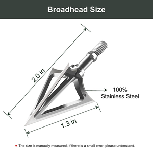 Cố định lưỡi 100/125 hạt broadheads, G5 Săn bắn cung boradheads - Product Image 2