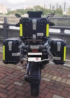 Supports de boîtes latérales personnalisés en acier inoxydable pour moto BMW R 1250 GS R 1200, support de coffre arrière