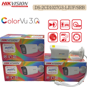 Telecamera Bullet PoE Originale Hikvision 2MP DS-2CD1027G3-LIUF/SRB ColorVu3.0, Illuminazione Ibrida Intelligente, H.265+, IP67, per Esterni - Product Image 1