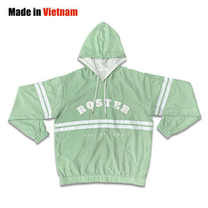 Chaqueta de nailon informal de retazos personalizada para hombre, chaqueta de gimnasio de entrenamiento al aire libre impermeable bordada - Product Image 1