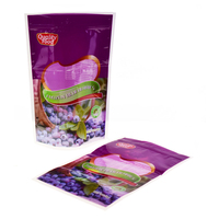 Sacs en plastique avec logo personnalisé imprimé de toutes les couleurs pochette debout PE à l'épreuve des enfants emballage de collation sécurisé pour les aliments
