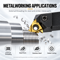 High Performance Acme Threading Inserts M4 Threaded Inserts Insert 22er 4 Acme for Stainless Steel