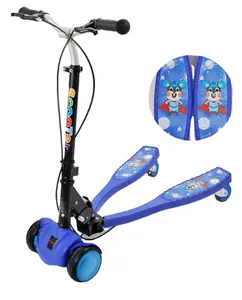 De gros supports enfants scooter-Trottinette en forme de grenouille pour enfants, 4 roues, haute qualité, modèle