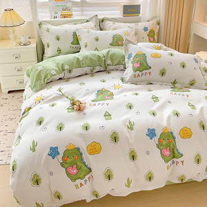 Juego <span class=keywords><strong>de</strong></span> Ropa <span class=keywords><strong>de</strong></span> Cama AOYATEX <span class=keywords><strong>de</strong></span> 3 Piezas con Estampado <span class=keywords><strong>de</strong></span> <span class=keywords><strong>Dinosaurios</strong></span> Pequeños y Lindos, <span class=keywords><strong>de</strong></span> Microfibra <span class=keywords><strong>de</strong></span> Poliéster - Product Image 1