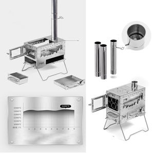 <span class=keywords><strong>Estufa</strong></span> <span class=keywords><strong>de</strong></span> <span class=keywords><strong>leña</strong></span> multifunción todo en uno para acampar <span class=keywords><strong>con</strong></span> horno <span class=keywords><strong>de</strong></span> <span class=keywords><strong>leña</strong></span> para quemar pellets - Product Image 2