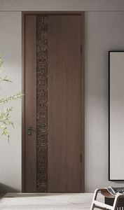 Puerta de Madera Maciza de Estilo Nuevo para Dormitorio o Cuarto de Almacenamiento, Ecológica, de Alta Calidad, Tallada, para Interiores - Product Image 3