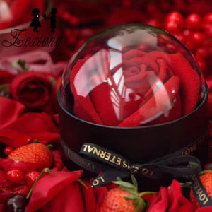 Zexiang Christmas Eve Fruit Transparent Box Christmas Acrylic Gift Box for <strong>apple</strong> <strong>Candy</strong> - Product Image 5