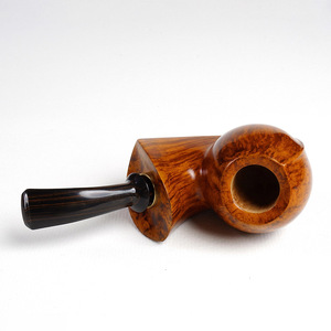Muxiang Briar Wood Smoking Pipe Bent Type Handcrafted Tobacco Pipe For Men Gift - Product Image 2
