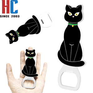 Ouvre-bouteille en forme de chat personnalisé en usine 20 ans Ouvre-bouteille de bière Ouvre-bouteille de dureté animale créative en alliage de zinc - Product Image 4