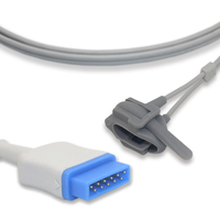 Capteur SpO2 pour nouveau-né de haute qualité, 11 broches, compatible avec le moniteur GE-Marquette, sonde SpO2 médicale en TPU de 3 mètres