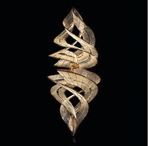 <b>Light</b> Luxury Belt <b>Chandelier</b> for Villa Hotel Dining Room Empty Staircase Glass Middle Large Living HM-XX789 Luxury Living Room C - Product Image 5