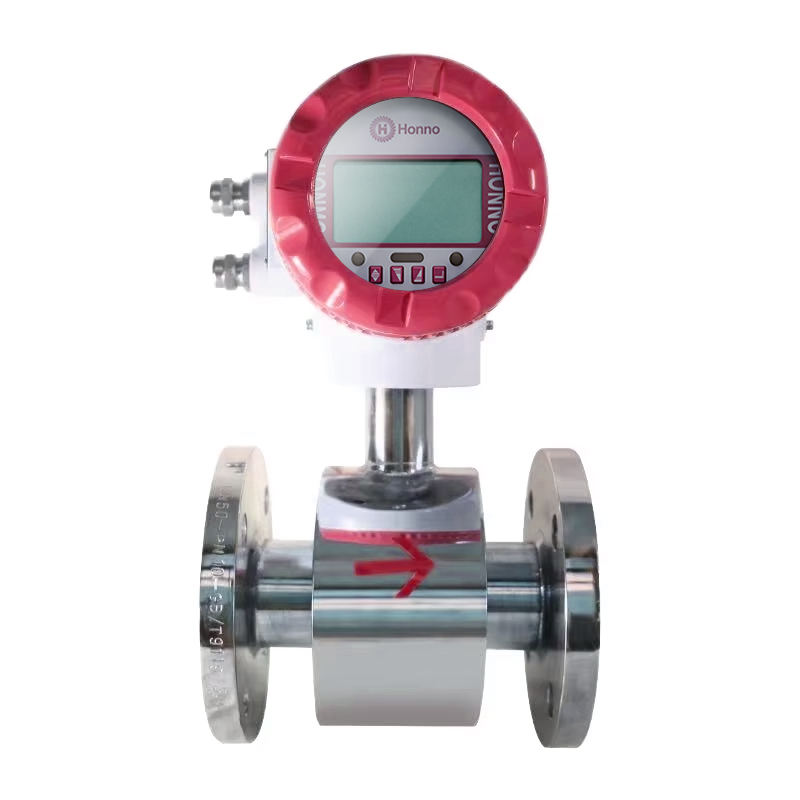 Electromagnetic Flow Meter RS485 4-20mA HART Pulse Digital Display ...