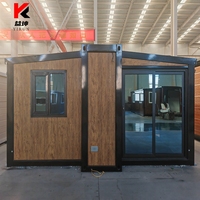 WZH Extensible Double-Aile Préfabriqué Conteneur Maison Commodément Extensible Appartement ou Maison