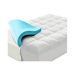 Funda de colchón de espuma viscoelástica de Gel refrescante de doble capa para <span class=keywords><strong>Amazon</strong></span> Wish, alfombrilla de cama de fibra de bambú transpirable para uso doméstico - Product Image 5