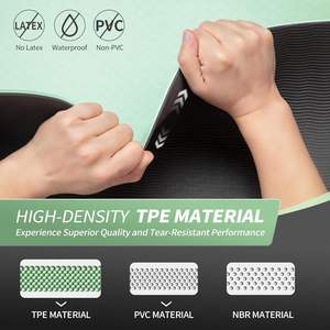 La mejor esterilla de <span class=keywords><strong>yoga</strong></span> ecológica grande con estampado de marca personalizada para <span class=keywords><strong>principiantes</strong></span> para ejercicios de estiramiento - Product Image 4