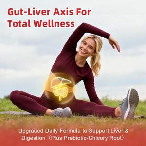 Gomitas BIOKOM OEM para la Desintoxicación del Hígado, Cardo Mariano, Alcachofa, Chanca Piedra, Baya del Saúco, Mezcla de Limpieza Avanzada para la Salud del Hígado - Product Image 2