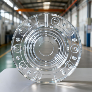 Service de fraisage CNC sur mesure pour pièces irrégulières en acrylique <span class=keywords><strong>transparent</strong></span>, finition de surface élevée, usinage de précision, <span class=keywords><strong>prototype</strong></span> - Product Image 1
