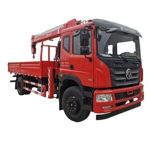 Camion grue de fret Dongfeng Huashen T5 4x2 avec flèche télescopique Changwei de 8 tonnes - Product Image 1
