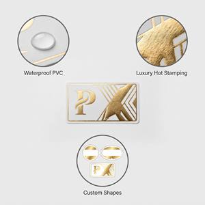 Étiquettes autocollantes personnalisées de luxe, durables, en feuille d'or, imperméables, écologiques, pour l'emballage des flacons de cosmétiques et de soins de la peau - Product Image 4