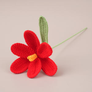 Nouveau design 2026 – <span class=keywords><strong>Bouquet</strong></span> de tulipes au crochet fait main de haute qualité – Le meilleur cadeau pour la Saint-Valentin et les anniversaires pour un ami - Product Image 6