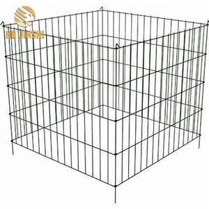 Poubelle à feuilles de jardin en acier galvanisé Poubelle à compost en treillis métallique pour tamis de jardin - Product Image 1