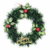 30CM Dekoratif Perada Garland Karangan Bunga Pintu Karangan Bunga Cincin Garland Pabrik Grosir Natal Perada Karangan Bunga