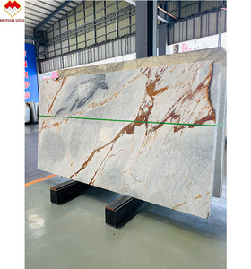 Italian calacatta iron <strong>marble</strong> blue gold veins <strong>marble</strong> brasillia cararra <strong>marble</strong> <strong>slabs</strong> wall floor decor for vanity and counters - Product Image 6