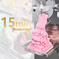 Büyük Kapasiteli 108L/S Ayarlanabilir Fazla Üretimli Artisan Dondurma Makinesi İtalyan Buz Mehen Sert Dondurma Yapma Makinesi CE belgeli
