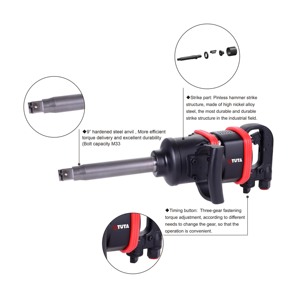 Taitian Factory 1 "Hochleistungs-Druckluft-Schlags ch rauber Max 2400NM für die Automobil wartung - Product Image 2