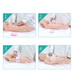 Sabuk <span class=keywords><strong>Hernia</strong></span> umbilikal pengikat perut bayi untuk anak-anak kecil perlengkapan kesehatan pita kancing perut bayi - Product Image 4