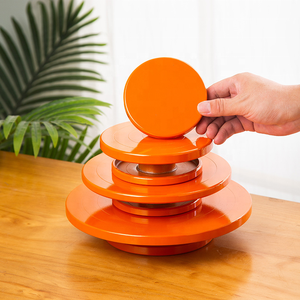 Plaque tournante manuelle en alliage d'aluminium coloré adapté à la Base de <span class=keywords><strong>sculpture</strong></span> bleu orange - Product Image 2